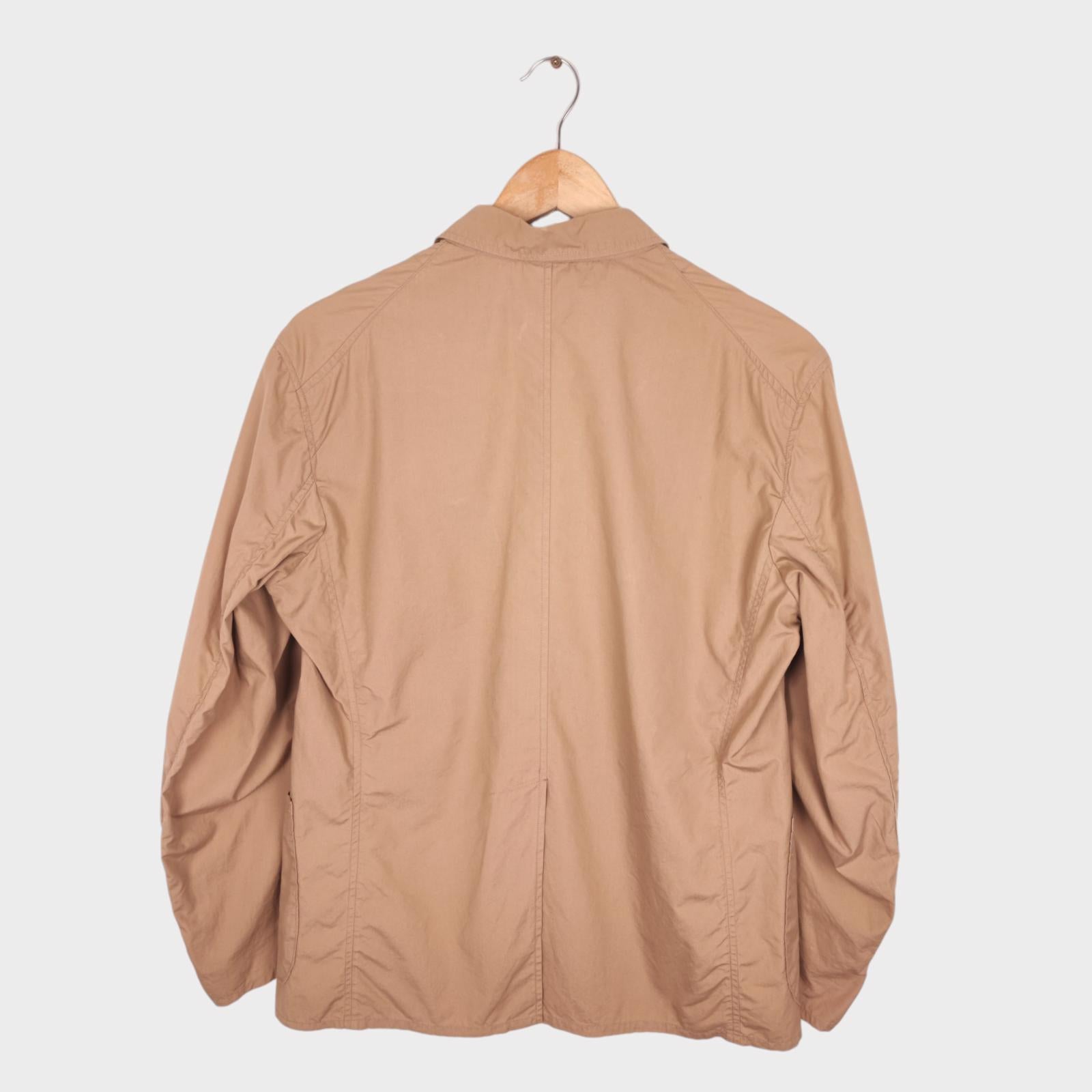 DANTON Men's Made in Japan Beige Lightweight Cotton Chore Jacket