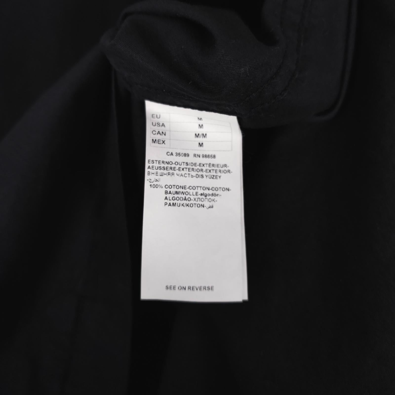 PAUL & SHARK Men's Black Cotton Overshirt Jacket