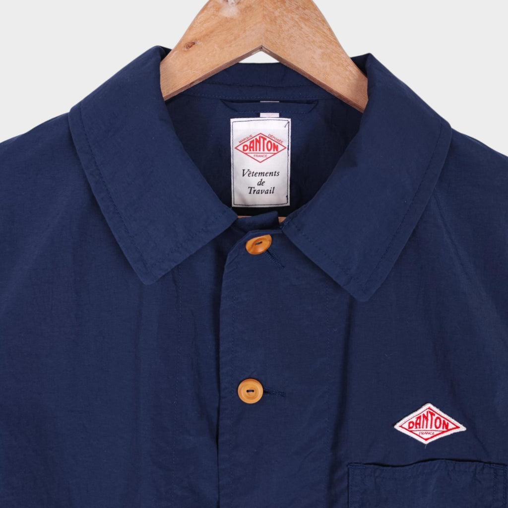 DANTON Men's Navy Blue Made in Japan Lightweight Nylon Chore Jacket