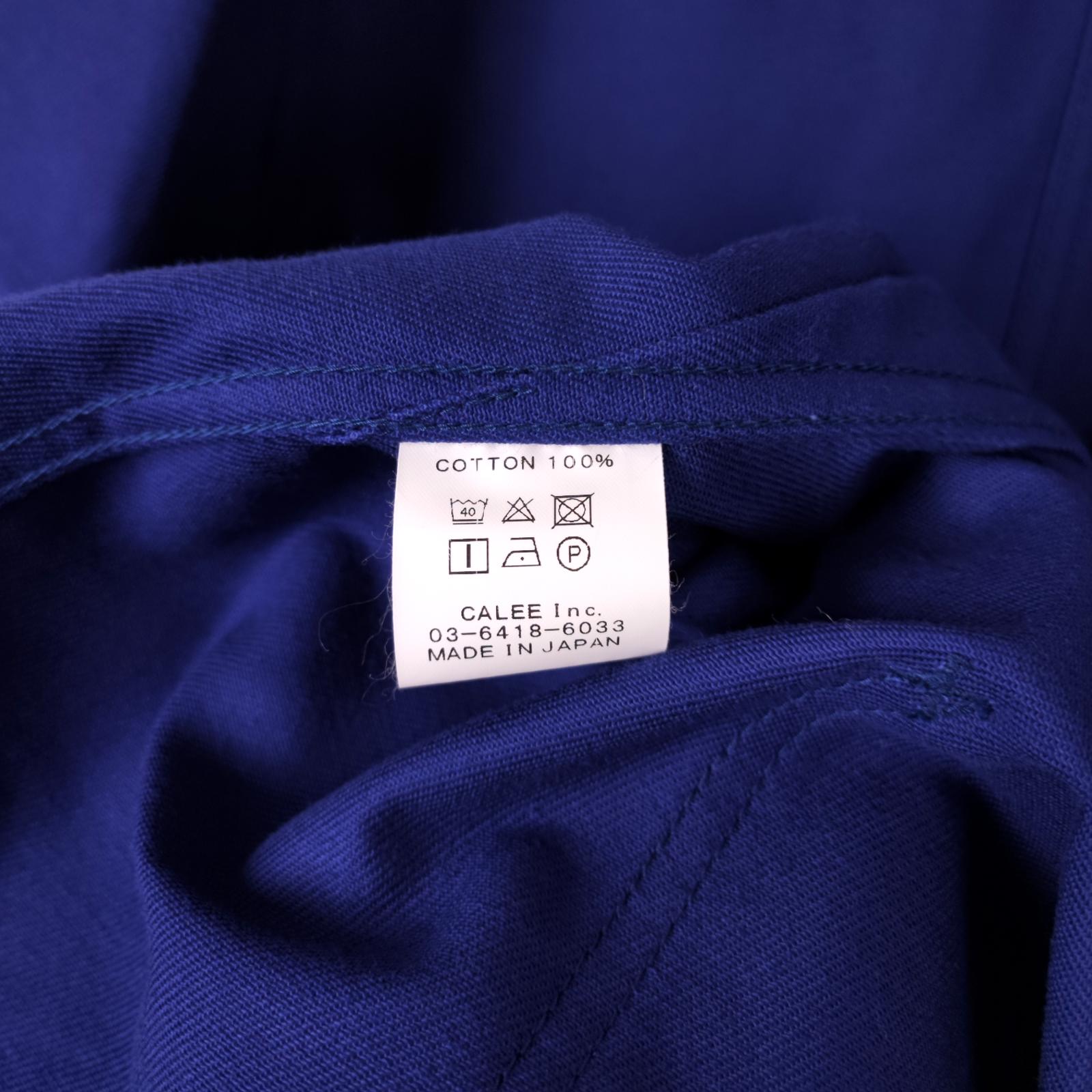 CALEE Men's Made in Japan Cotton Twill Relaxed Fit Chore Jacket