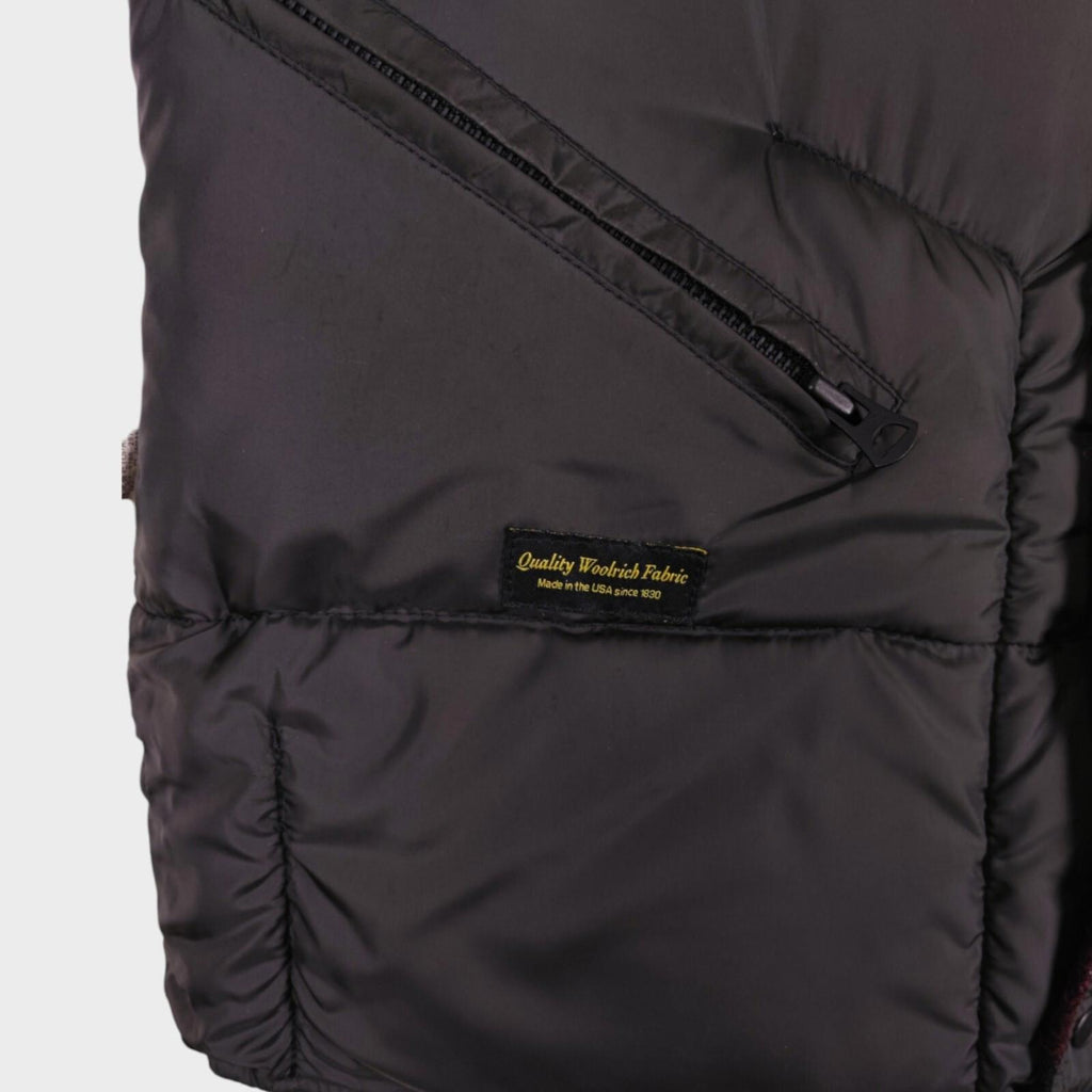 STEVENSON OVERALL Men's Buffalo Check Down Gilet