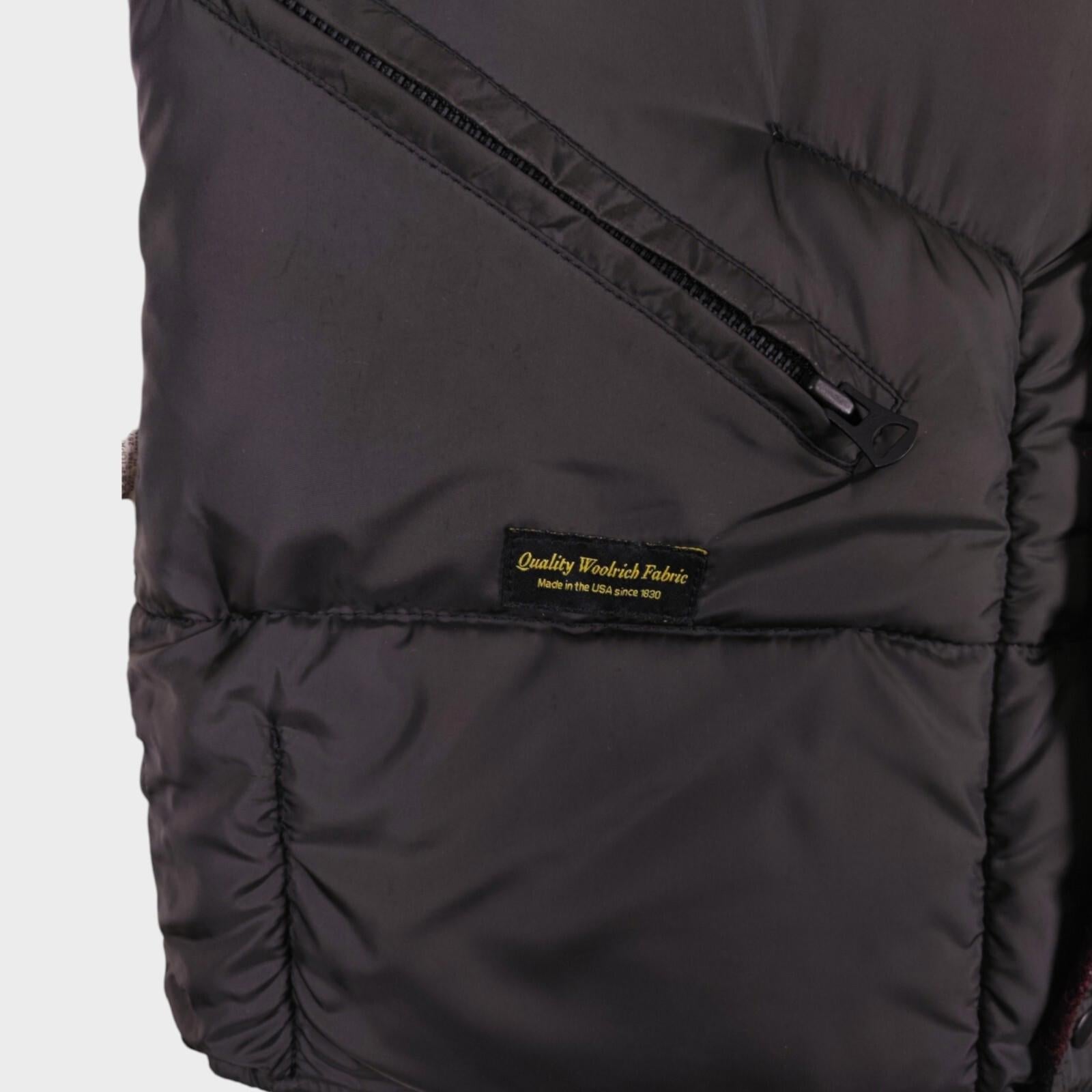 STEVENSON OVERALL Men's Buffalo Check Down Gilet