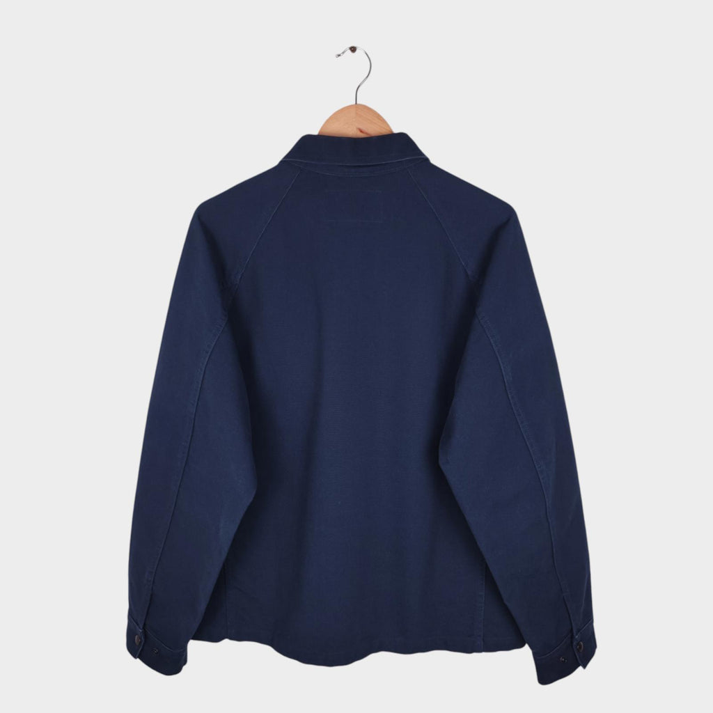 FILSON Men's Navy Blue Duck Canvas Cotton Chore Jacket