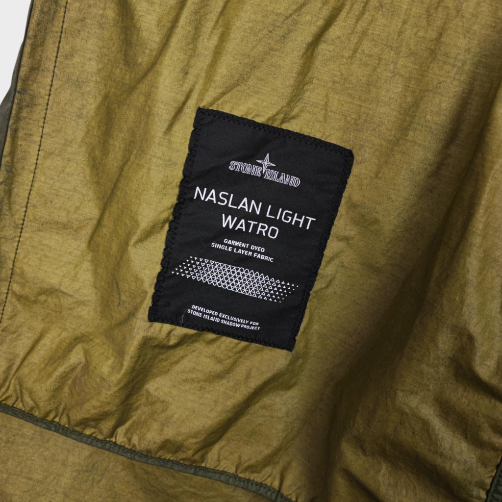 STONE ISLAND SHADOW PROJECT Men's Green Naslan Light Watro Mac Coat Jacket