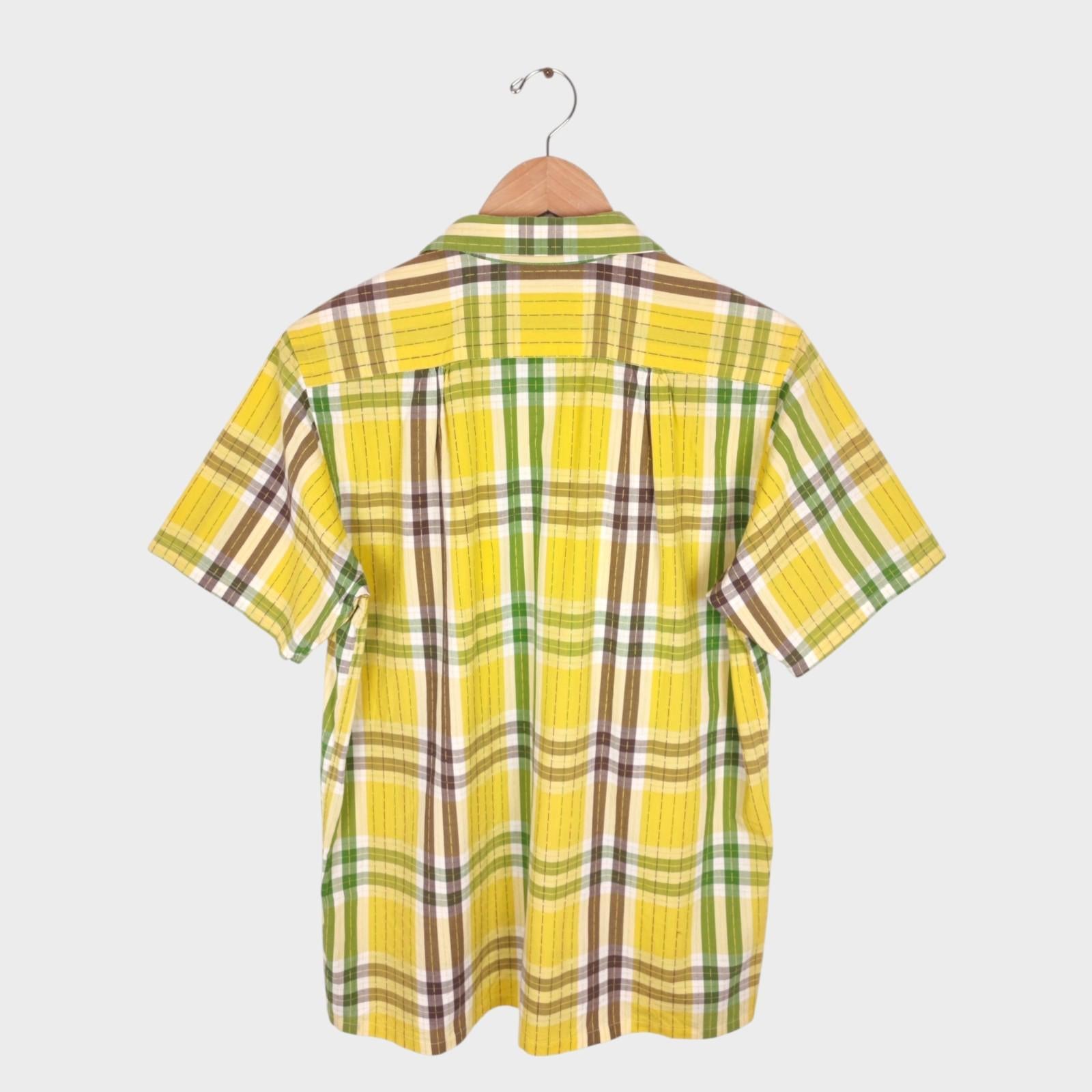 BEAMS PLUS Men's Made in Japan Cotton Checked Shirt