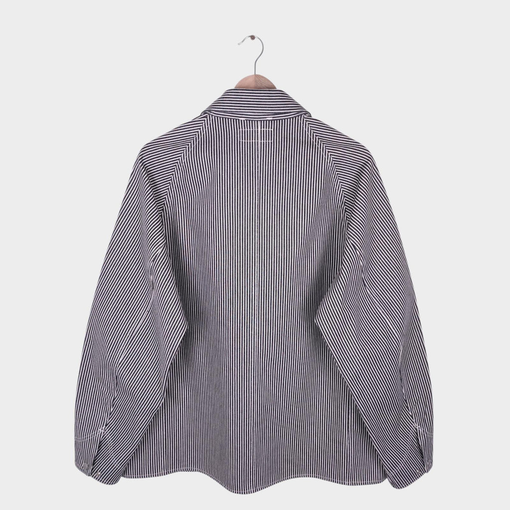 SASSAFRAS Men's Made in Japan Hickory Stripe Pruner Jacket