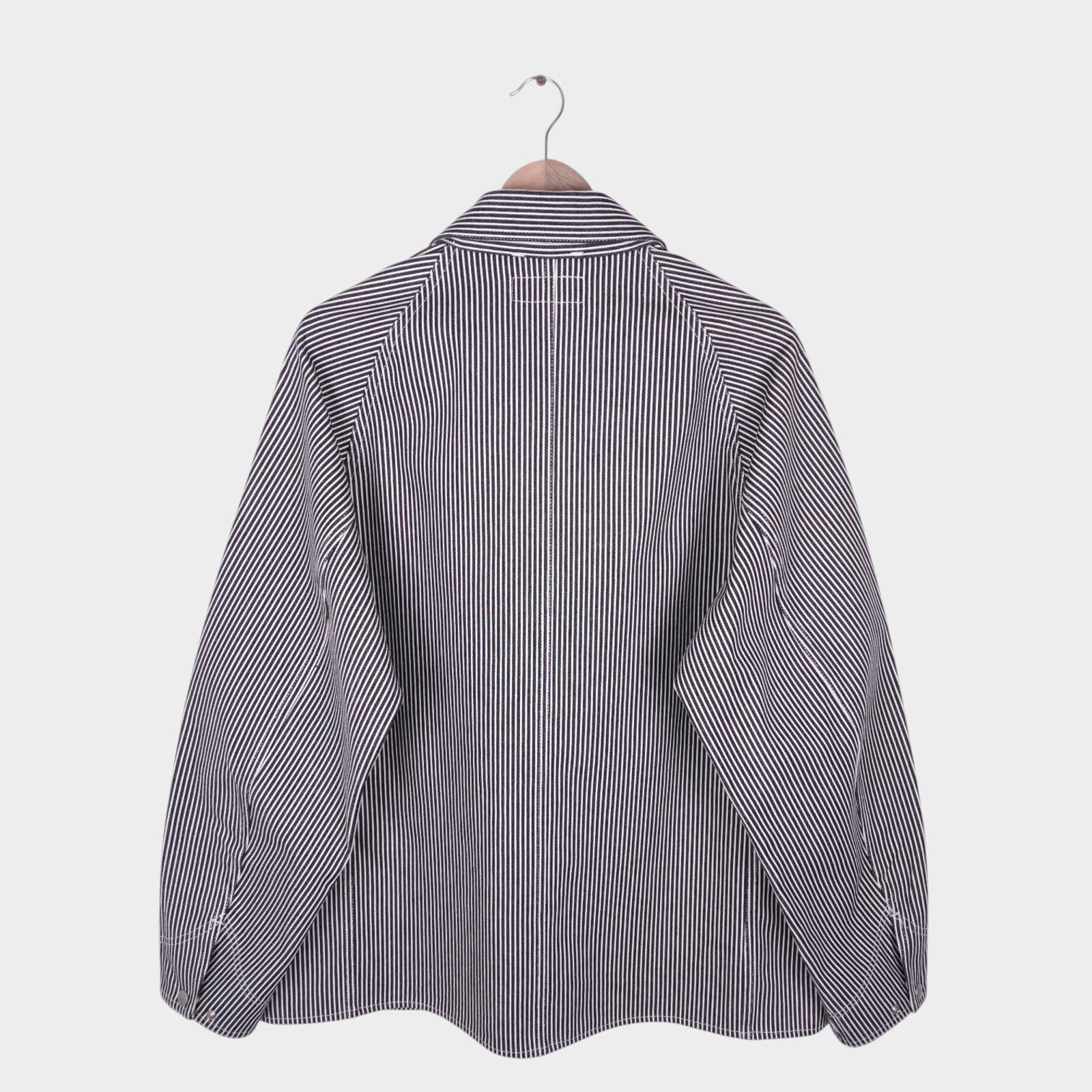 SASSAFRAS Men's Made in Japan Hickory Stripe Pruner Jacket