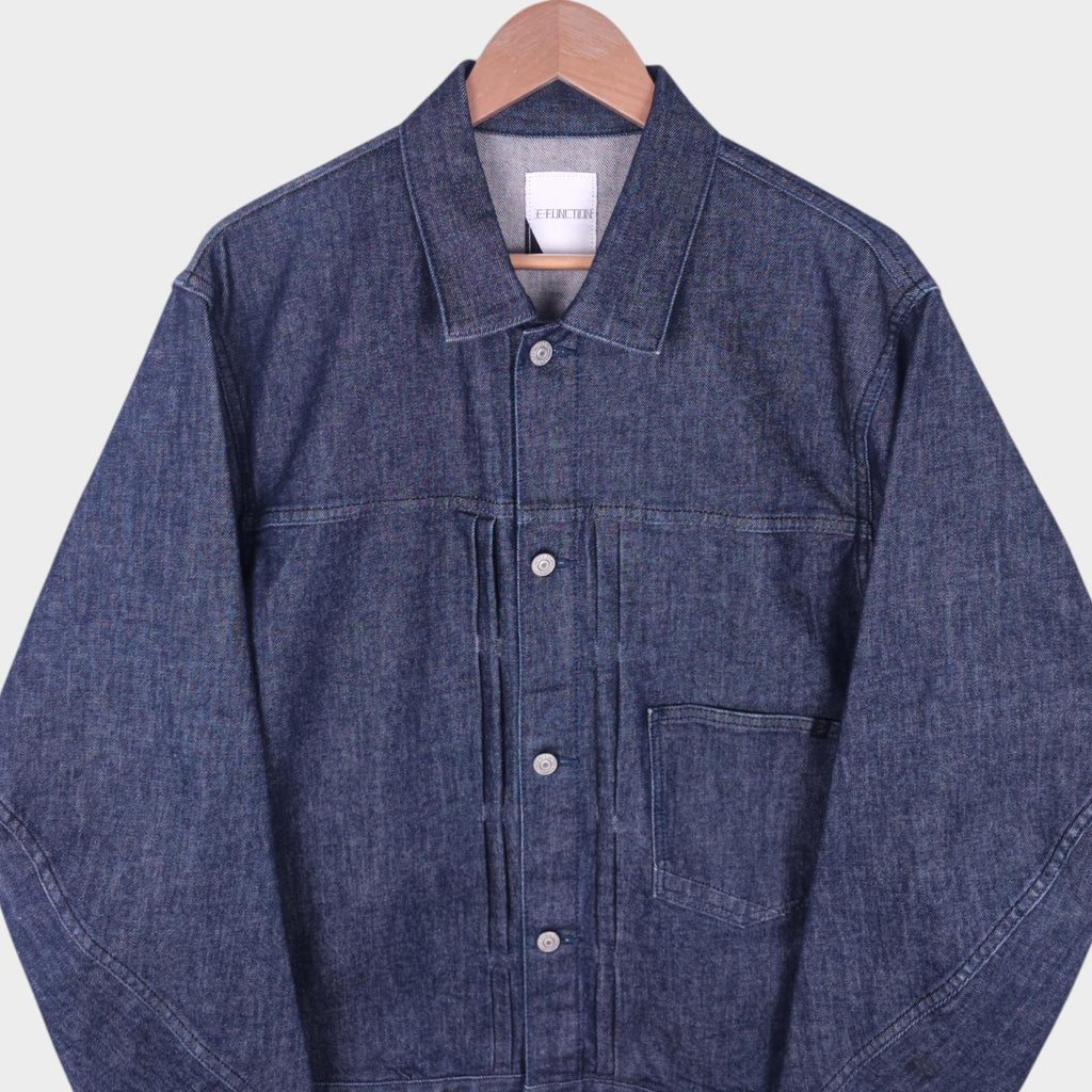 EDWIN Men's Blue Denim E-Function Trucker Jacket
