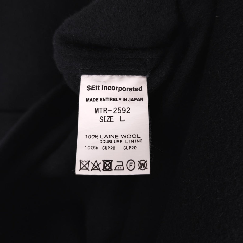 MOUNTAIN RESEARCH Men's Black Made in Japan Wool Blend Pullover Timber Overshirt
