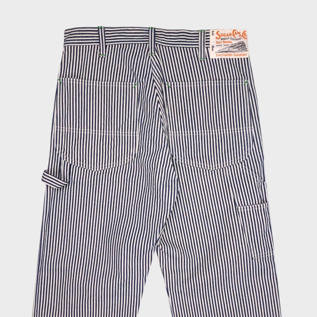 SUGAR CANE Men's Hickory Stripe High Waist Made in Japan Trousers