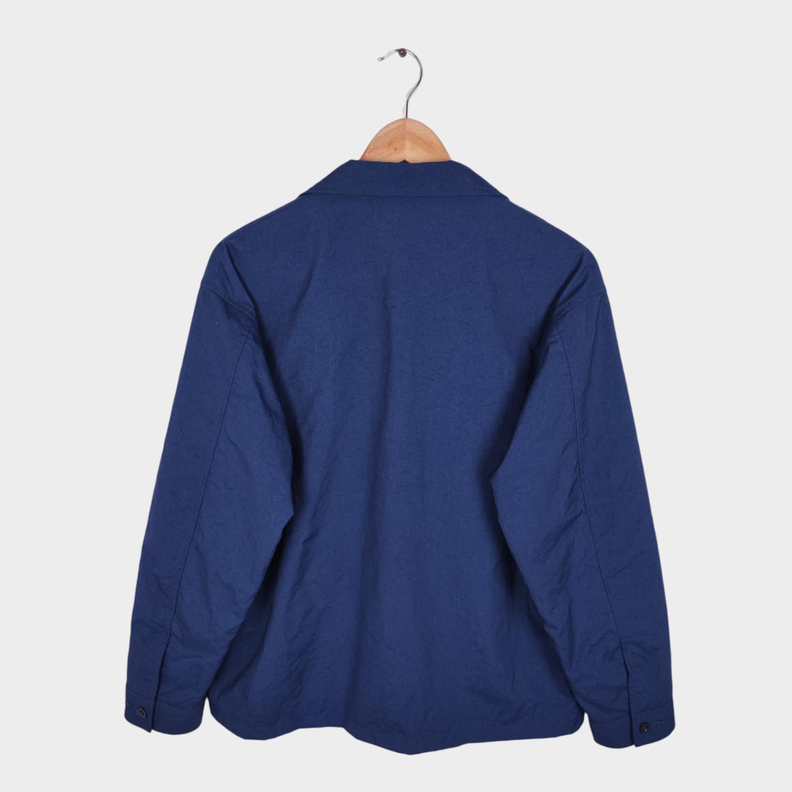 UNITED ARROWS Men's Blue Komatsu Matere Lined Chore Jacket