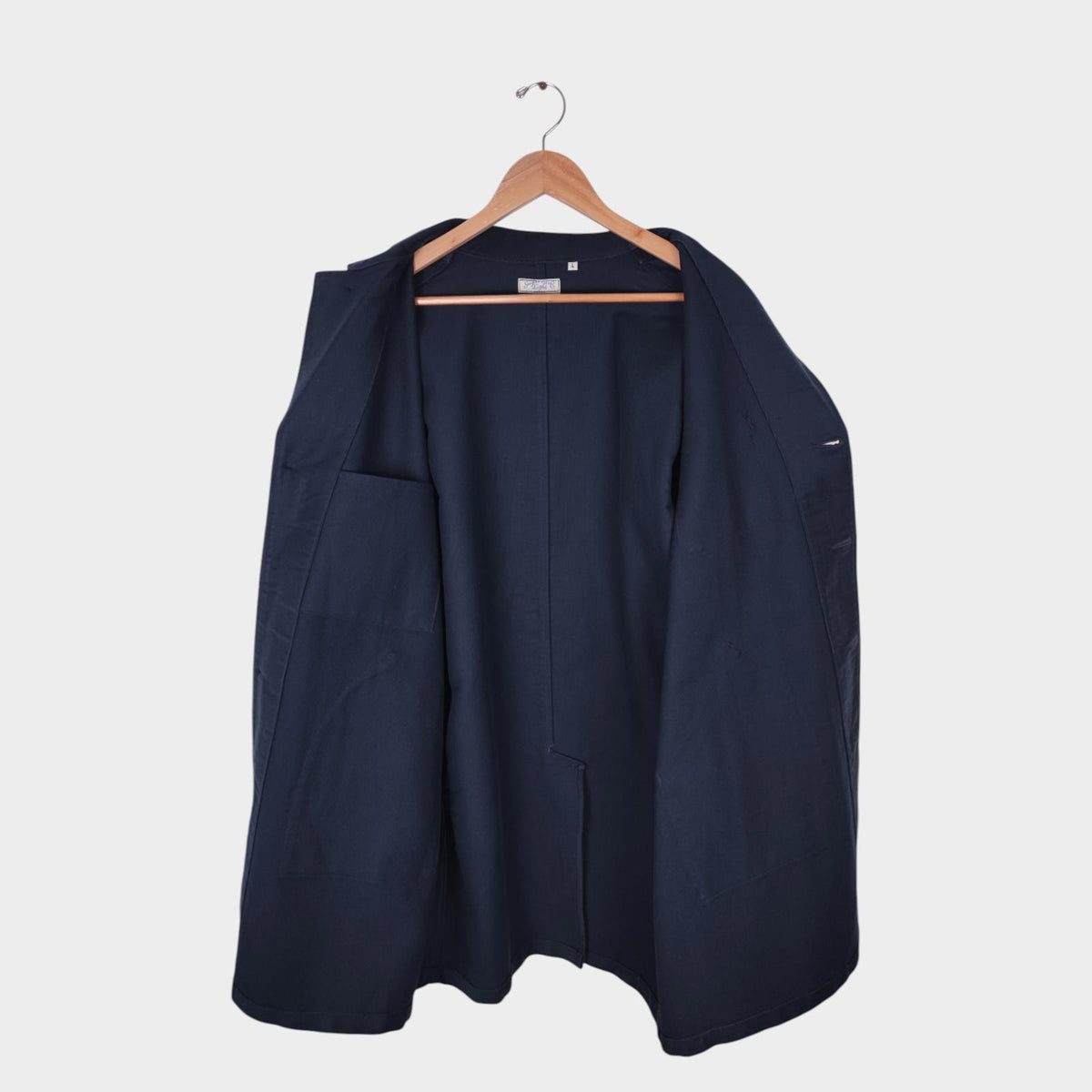 SUGAR CANE Men's Made in Japan Navy Heavyweight Moleskin Chore Coat Jacket