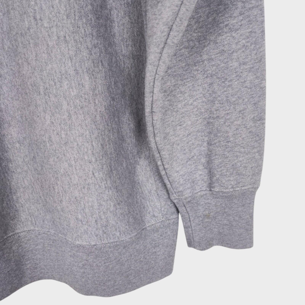 PHERROW'S Men's Grey Native Navajo Embroidery Zip Hoodie