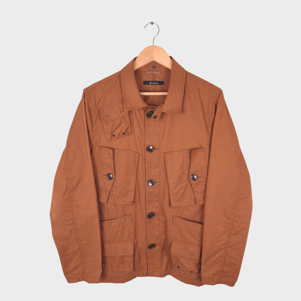 JOHNBULL Men's Burnt Orange Military Utility Jacket