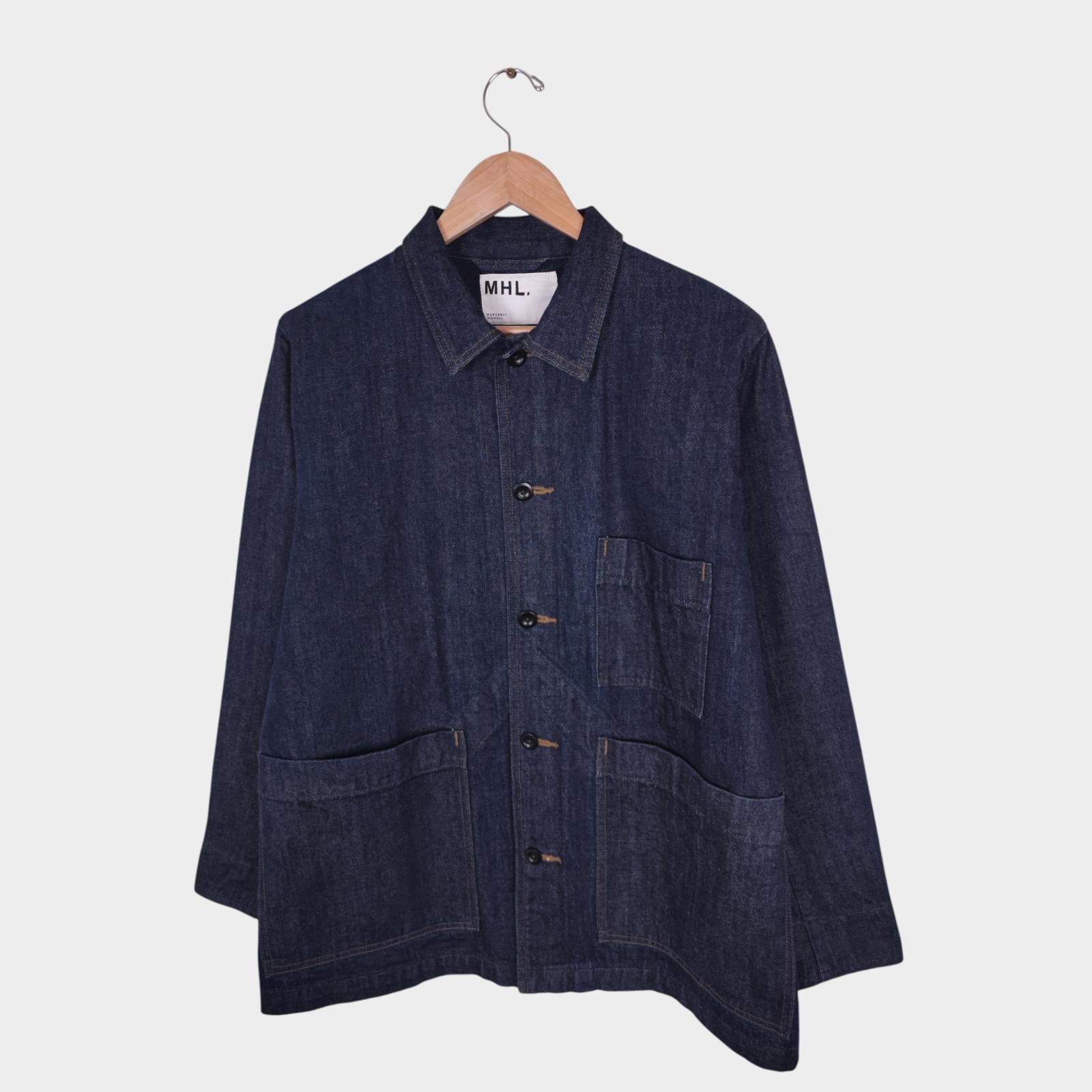 MHL MARGARET HOWELL Men's Canton Overalls Made in Japan Denim Chore Jacket