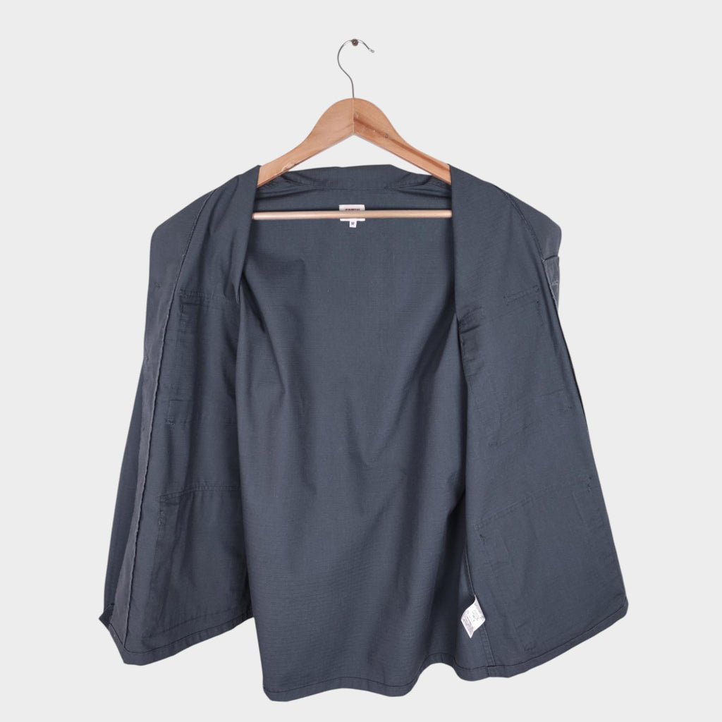EDWIN Japan Men's Grey Ripstop Field Chore Jacket