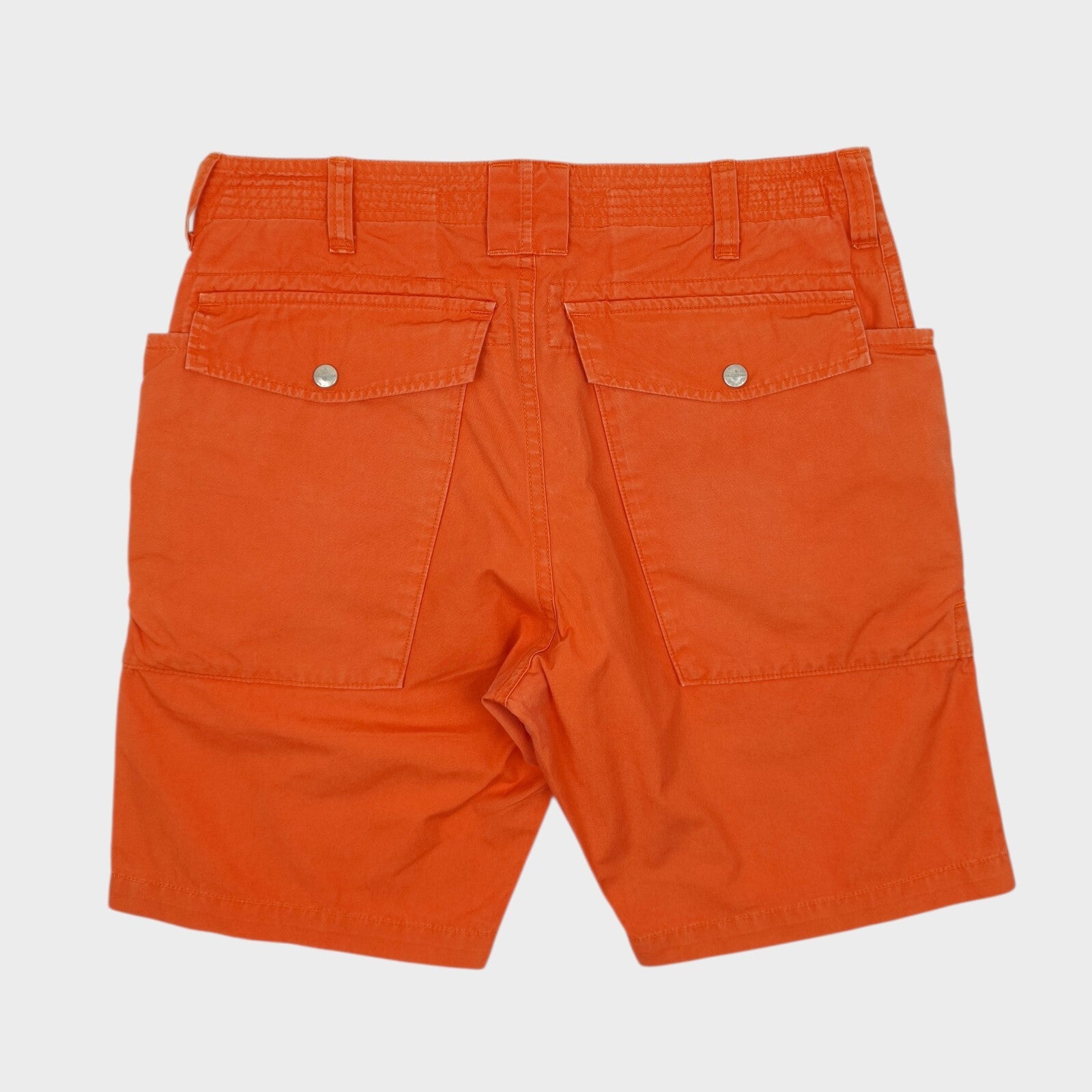 SASSAFRAS Men's Made in Japan Orange Botanical Scout Cargo Shorts