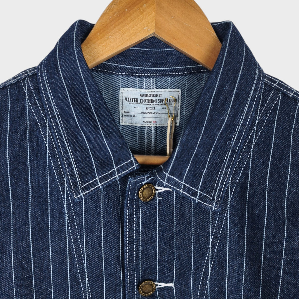OKONKWO MFG Men's Blue Wabash Chore Jacket