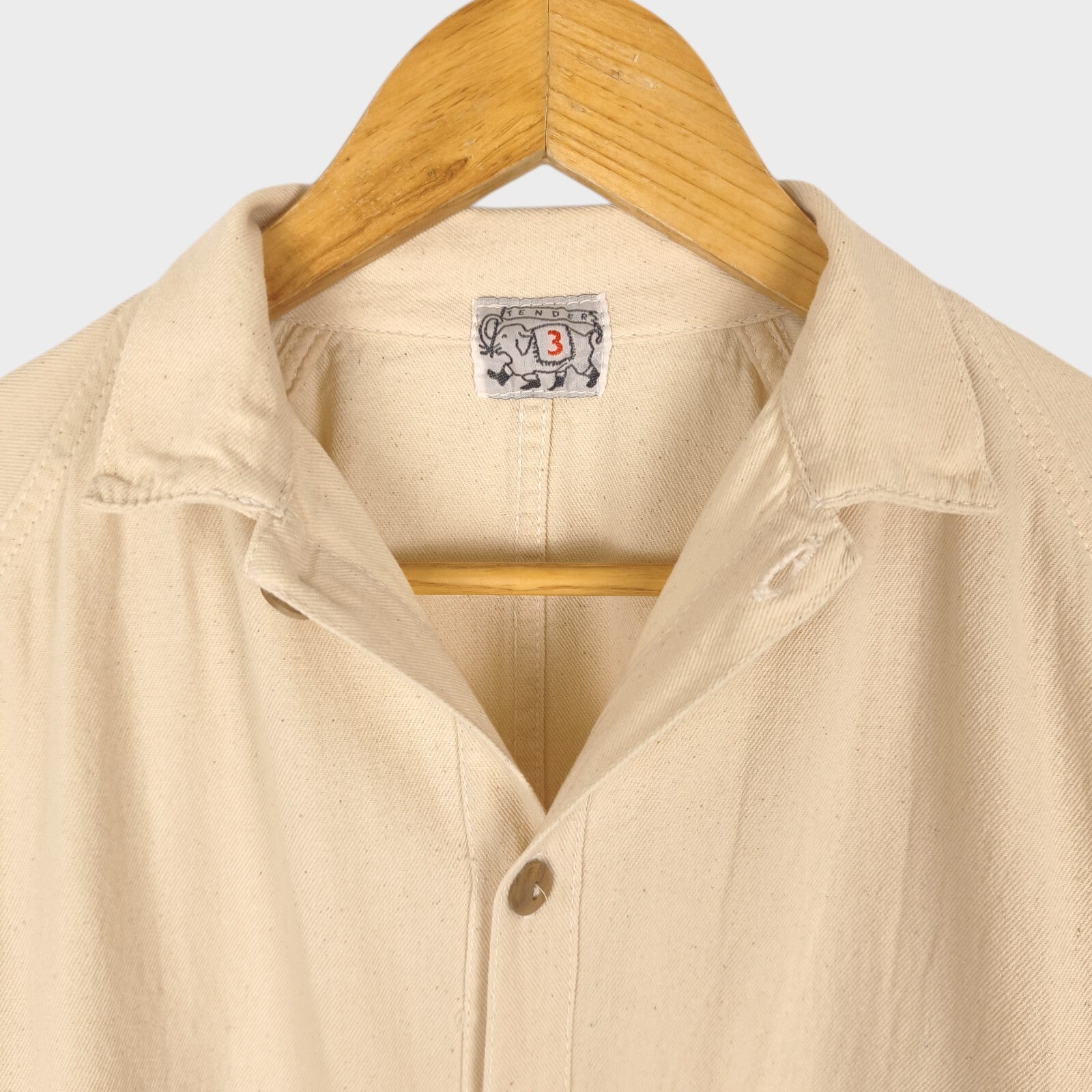 TENDER CO. Men's Made in England Type 431 Cotton Raglan Wallaby Overshirt