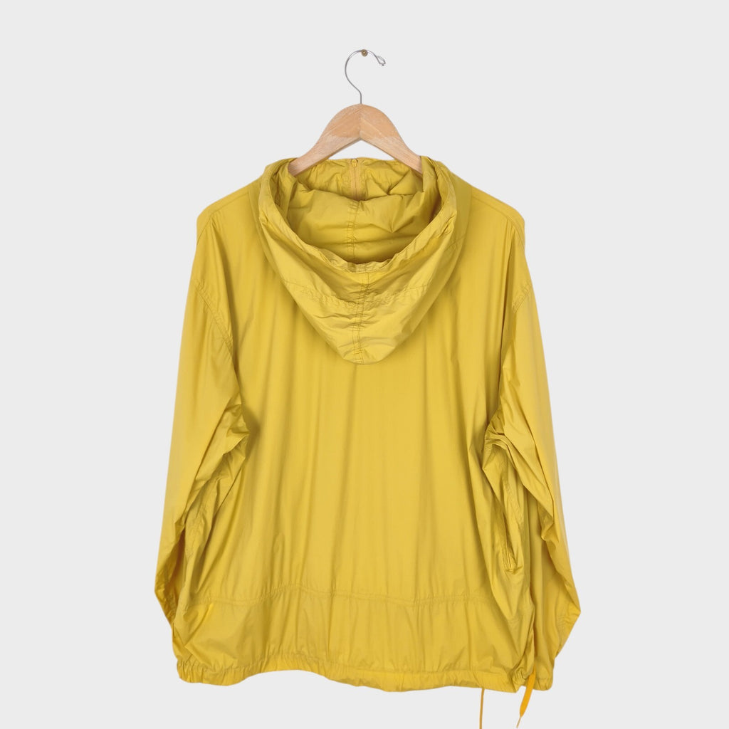 BEAMS PLUS Men's Yellow Oversized Fit Smock Anorak Parka Jacket