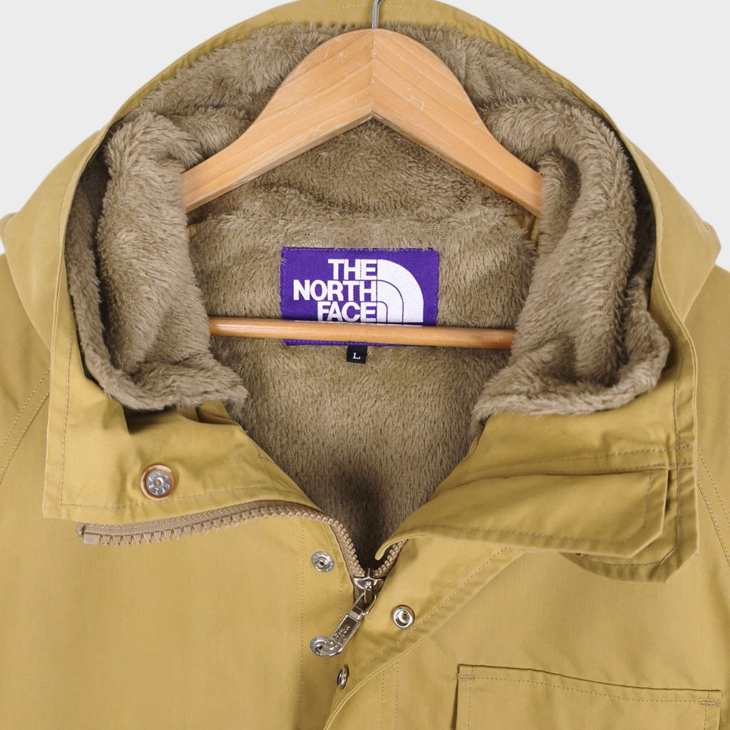 THE NORTH FACE PURPLE LABEL x NANAMICA Men's Ochre Brushed Insulation Lining Parka Jacket
