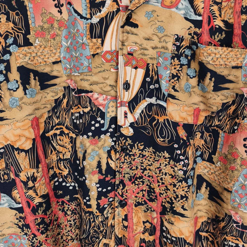 YMC You Must Create Men's Malick Fantasy Print Shirt