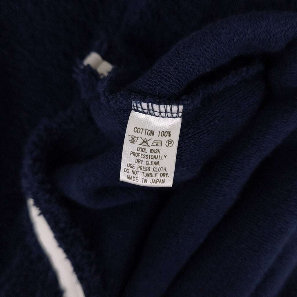 PHERROW'S Men's Navy Blue Made in Japan Towelling Polo Shirt