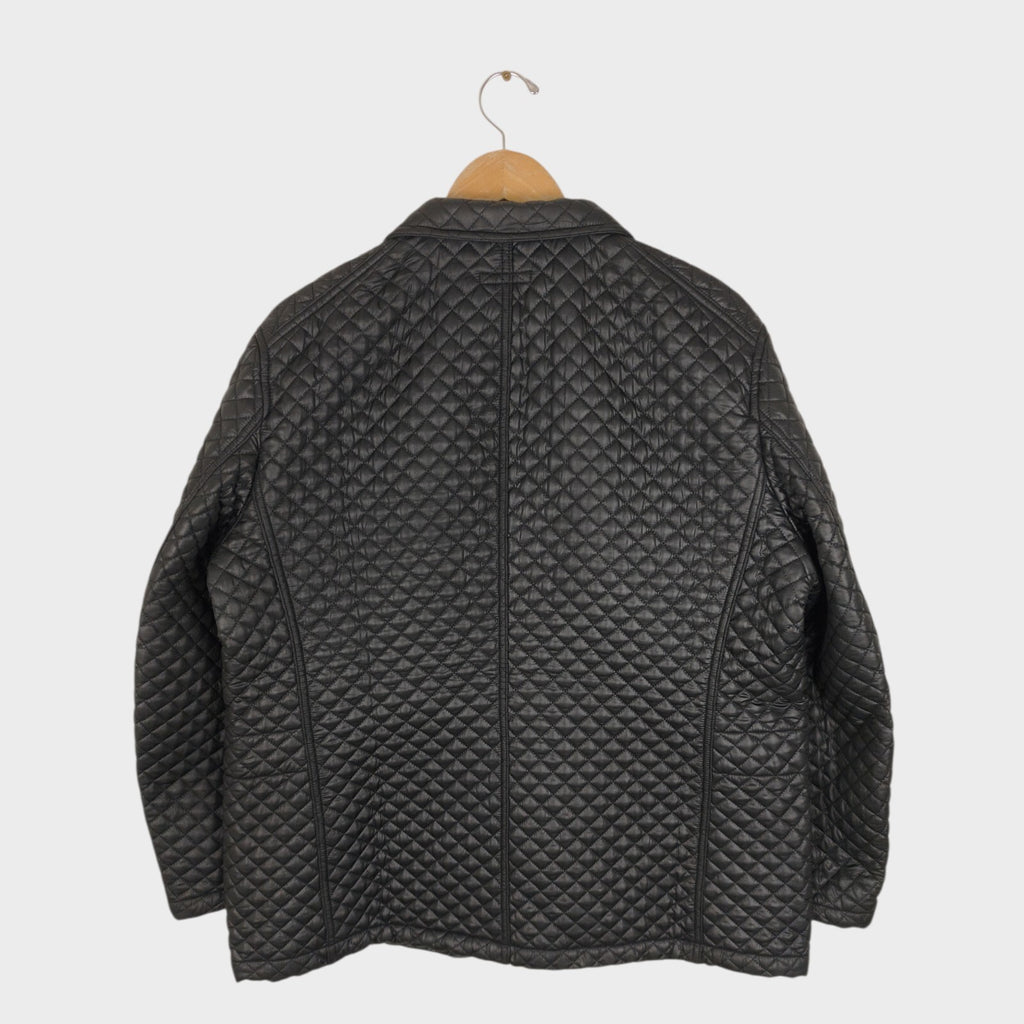 ENGINEERED GARMENTS Men's Made in USA Black Diamond Quilted Bedford Jacket