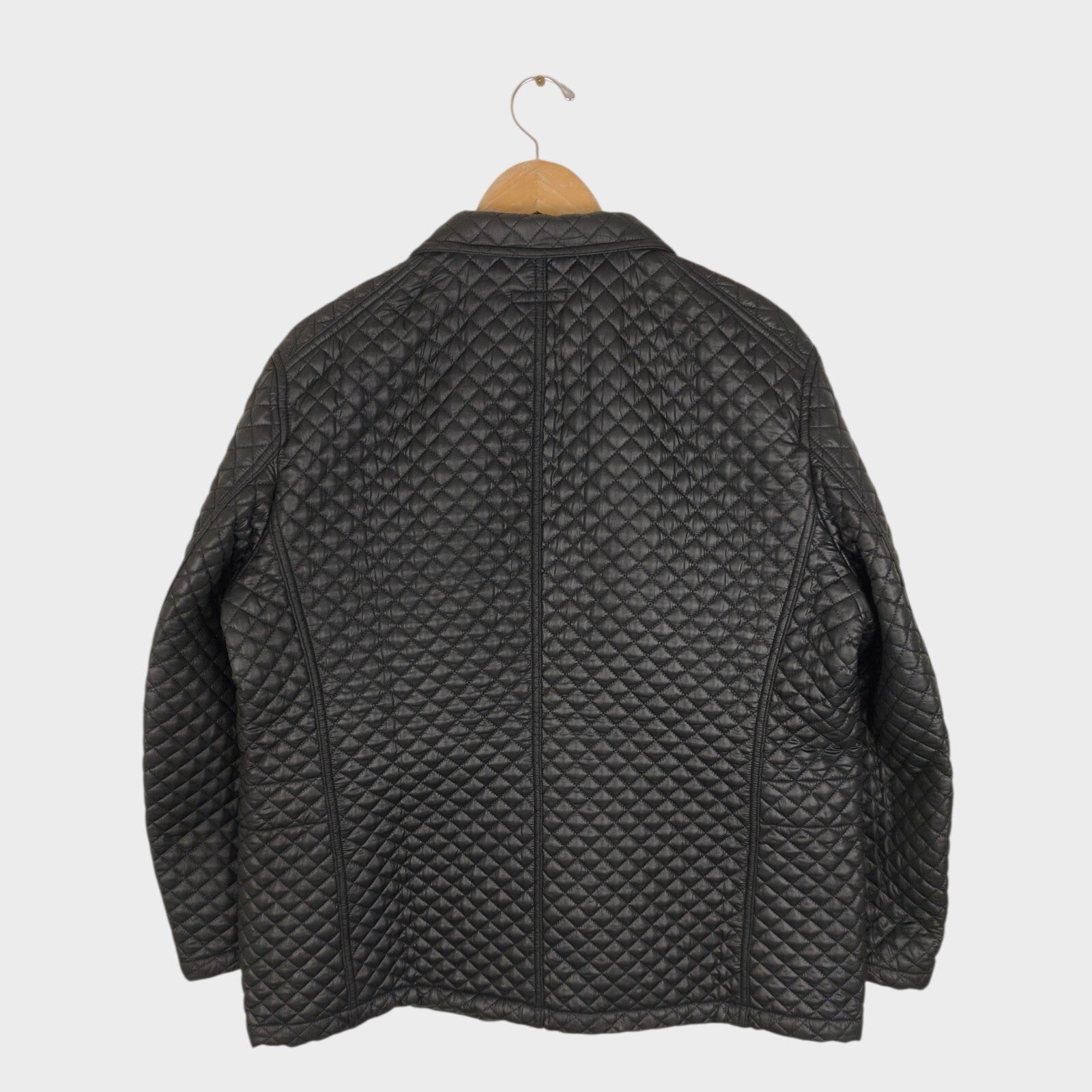 ENGINEERED GARMENTS Men's Made in USA Black Diamond Quilted Bedford Jacket
