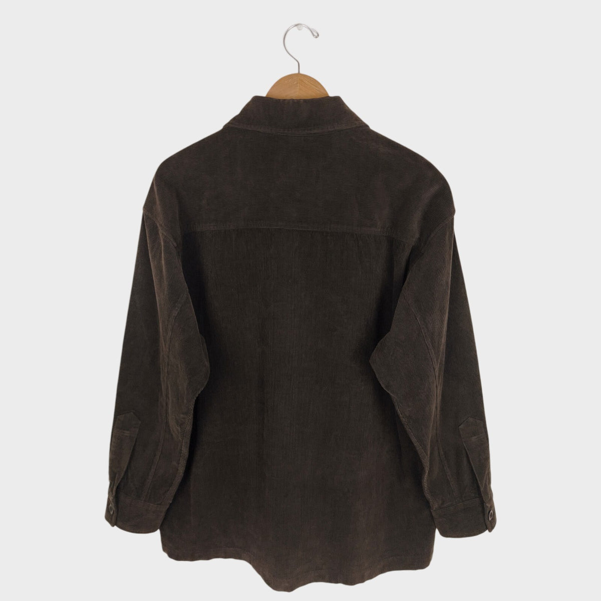 MHL MARGARET HOWELL Men's Dark Brown Corduroy Overshirt