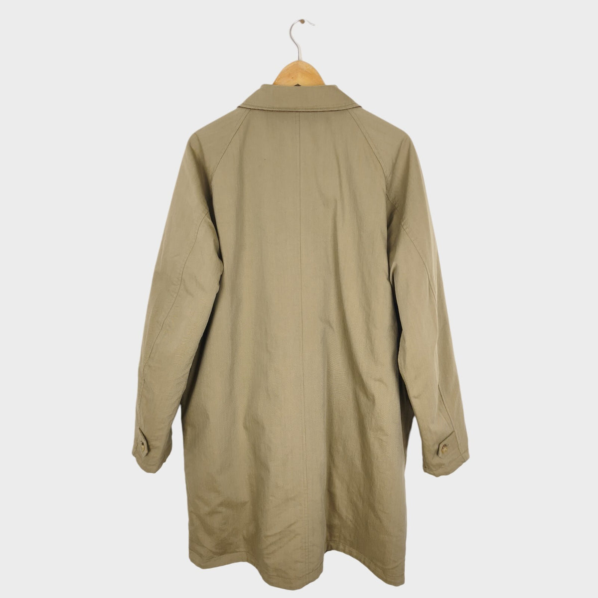 BEAMS PLUS Men's Brown Heavyweight 100% Wool Reversible Balmacaan Coat