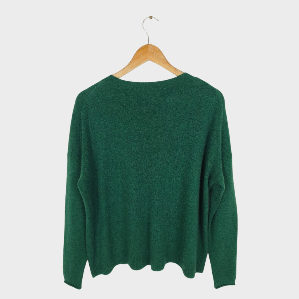 TOAST Women's Green Wool/Cashmere Blend Jumper