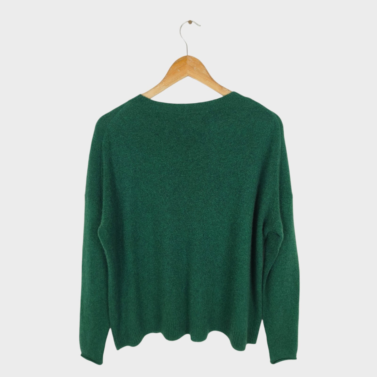 TOAST Women's Green Wool/Cashmere Blend Jumper