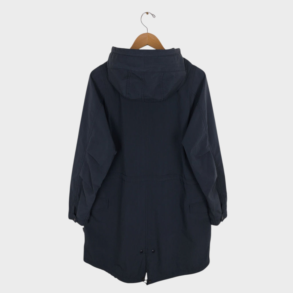 BEAMS PLUS Men's Dark Blue Gore Windstopper Waterproof Mod Parka Jacket