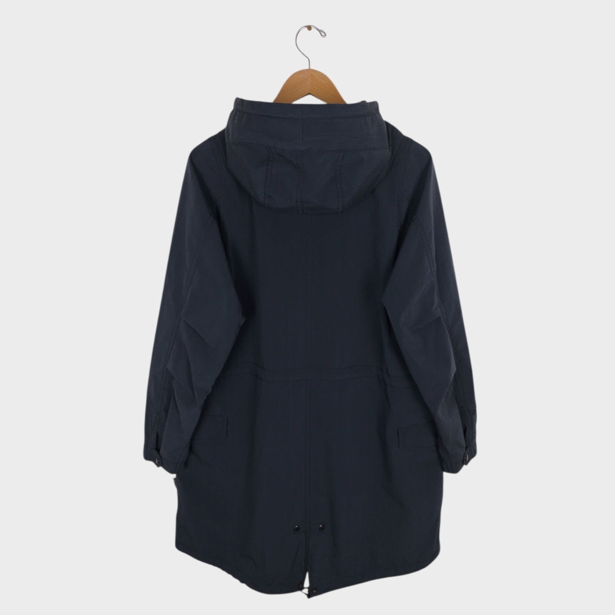 BEAMS PLUS Men's Dark Blue Gore Windstopper Waterproof Mod Parka Jacket