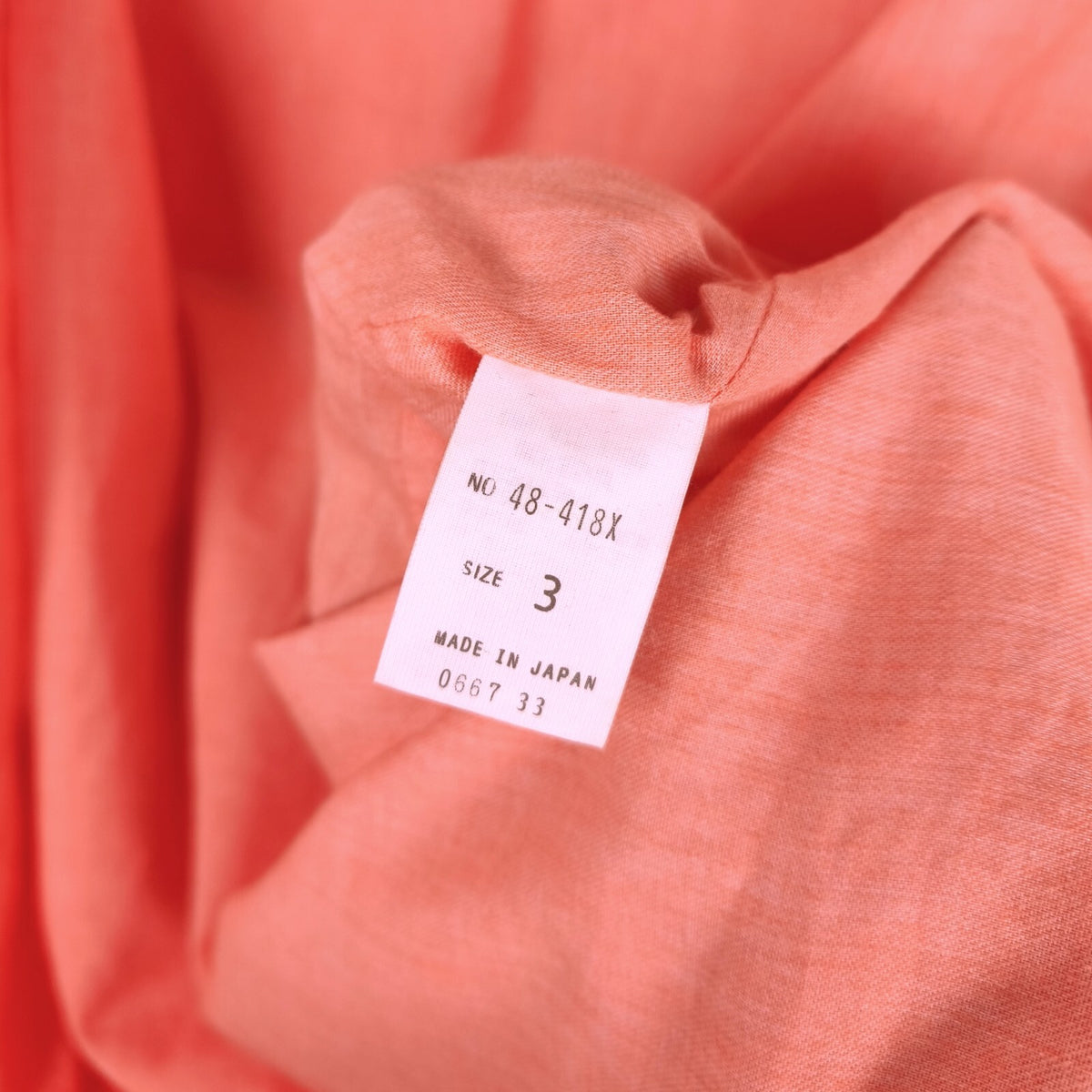 SPELLBOUND Men's Made in Japan Bright Orange Typewriter Coat