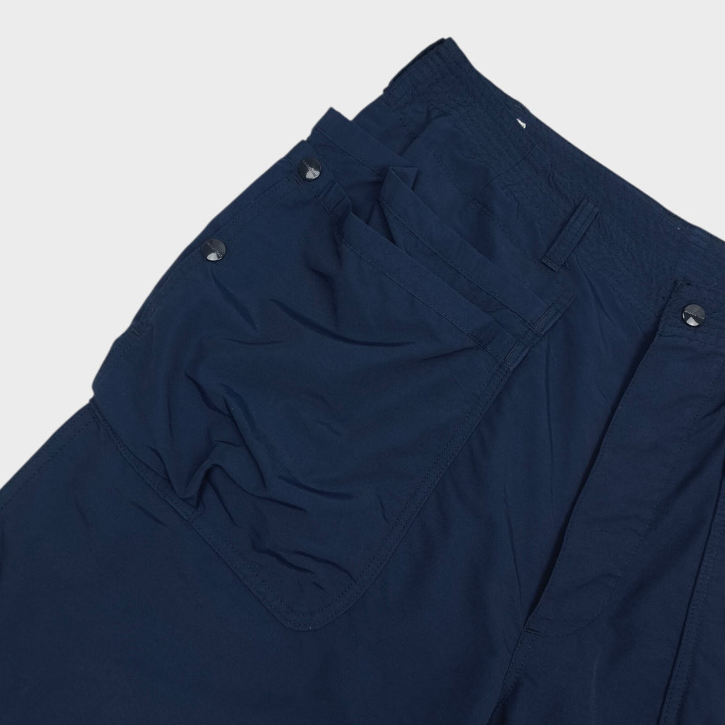 SASSAFRAS Men's Made in Japan Navy Overgrown Hiker Cargo Shorts