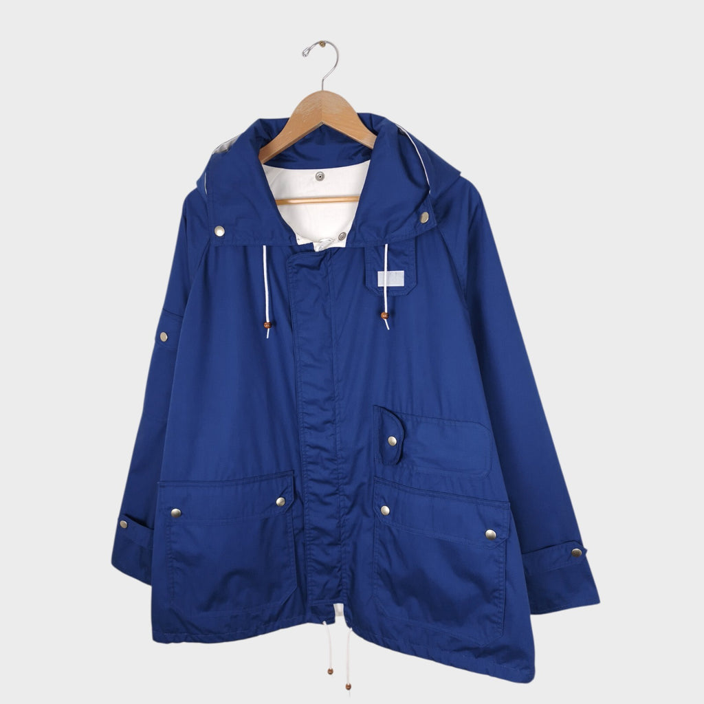 BEAMS PLUS Men's Blue 3 Layer Sailing Parka Jacket