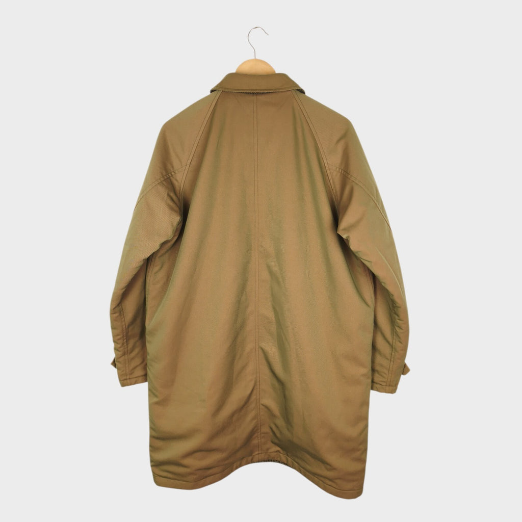 BEAMS PLUS Men's Dogtooth Heavyweight Reversible Balmacaan Coat