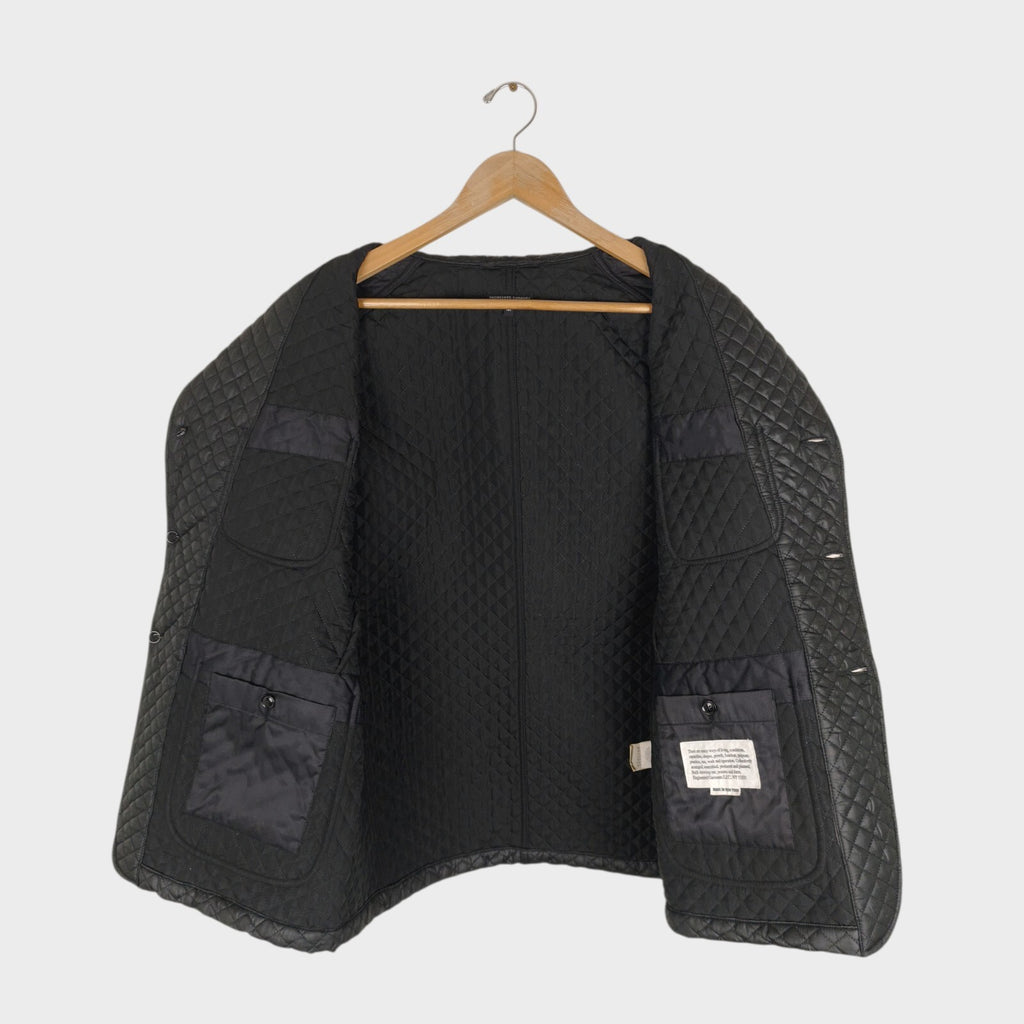 ENGINEERED GARMENTS Men's Made in USA Black Diamond Quilted Bedford Jacket
