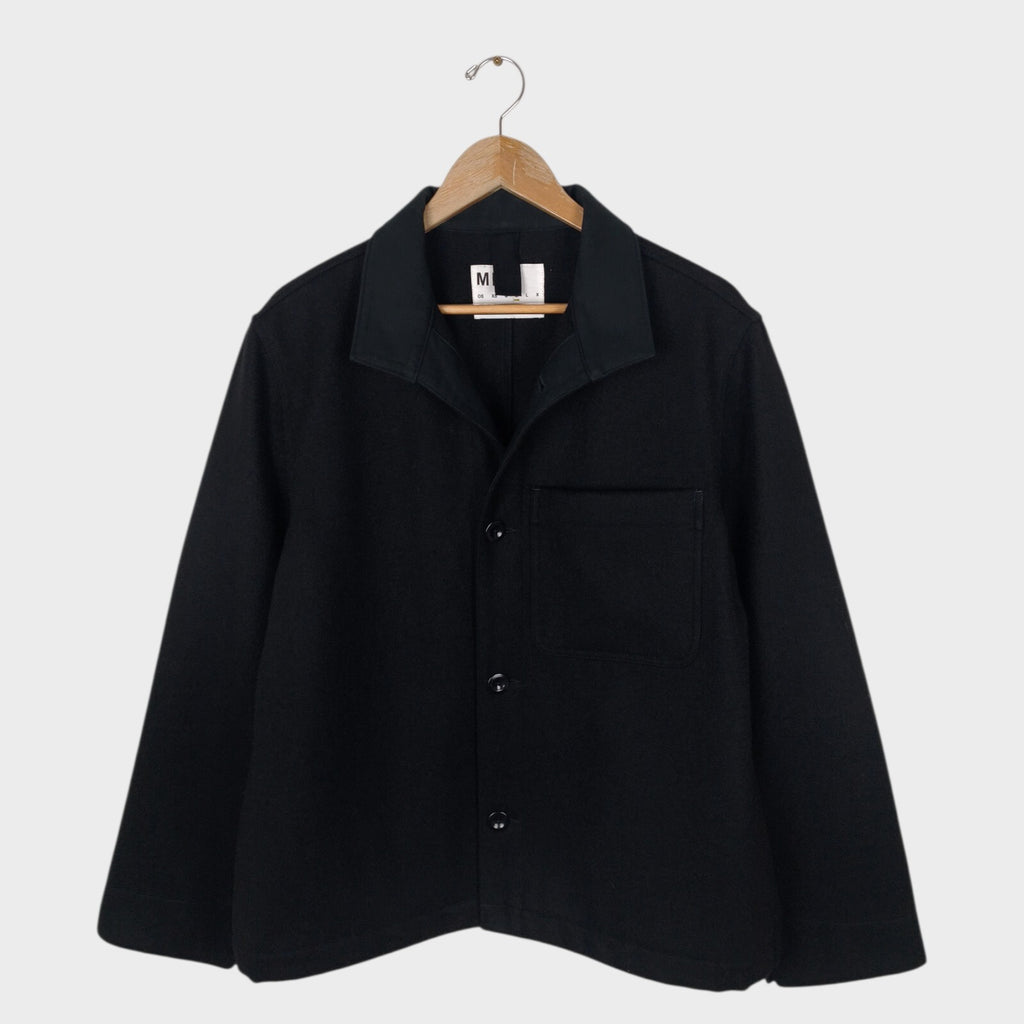 MHL MARGARET HOWELL Men's Black 100% Wool Jacket
