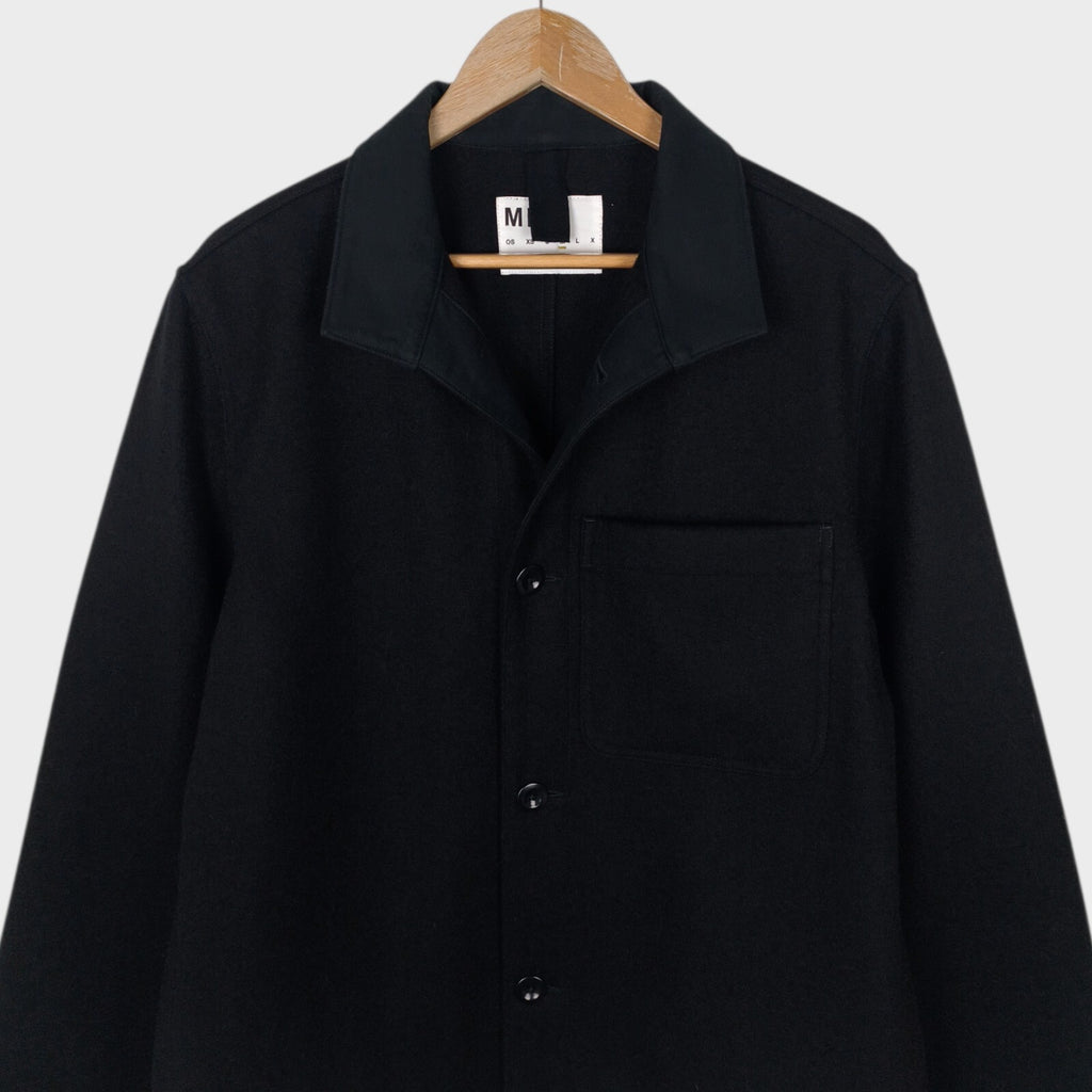 MHL MARGARET HOWELL Men's Black 100% Wool Jacket