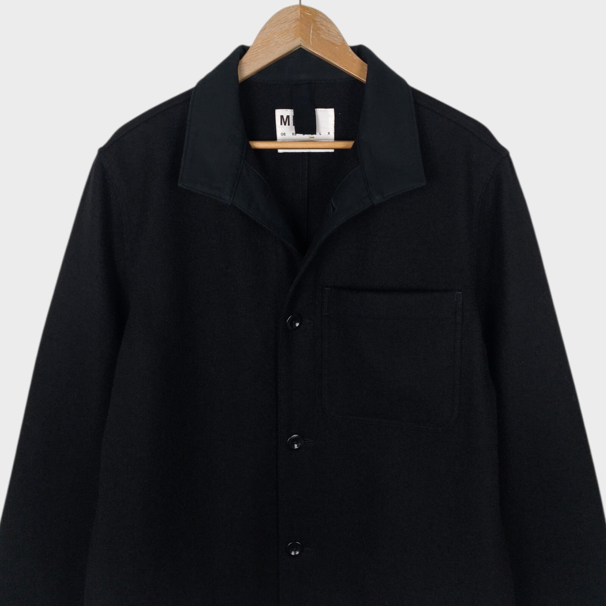 MHL MARGARET HOWELL Men's Black 100% Wool Jacket