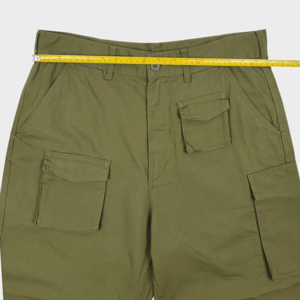 ENGINEERED GARMENTS x GU Men's Olive Green Cargo Shorts