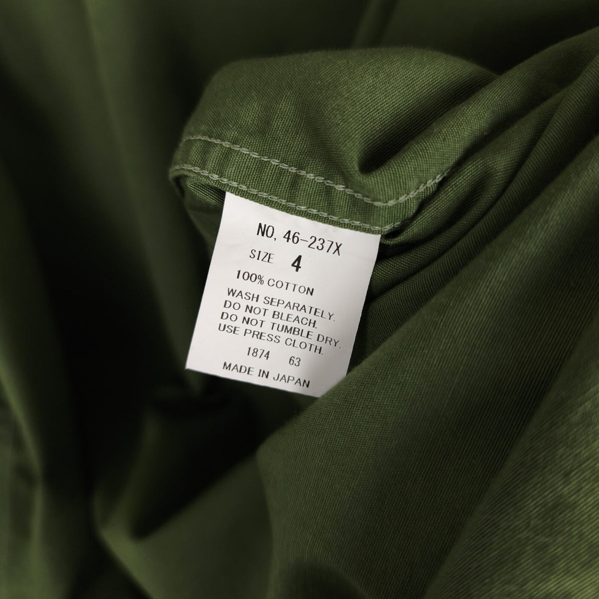 SPELLBOUND Men's Made in Green Military Button Up Overshirt