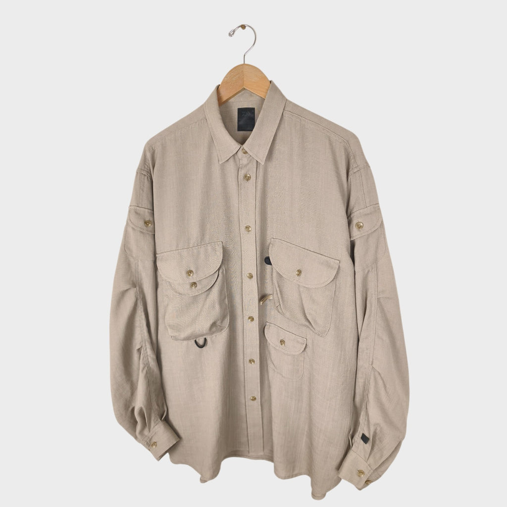 DAIWA PIER39 Men's Ivory Tech Bombay Safari Overshirt