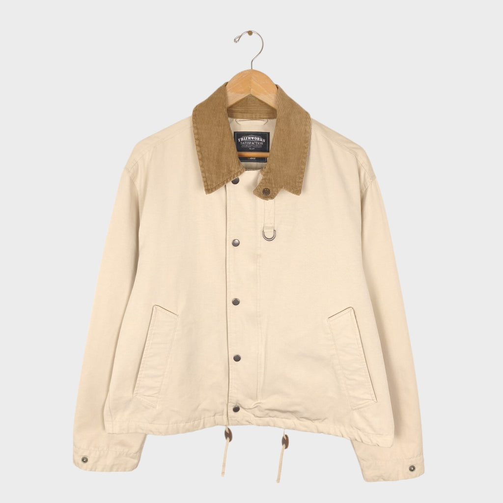 FRIZMWORKS Men's Cream Heritage Hunting Jacket