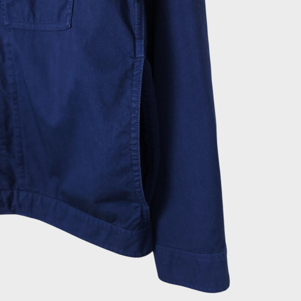 MHL MARGARET HOWELL Men's Blue Cotton Poplin Blouson Jacket