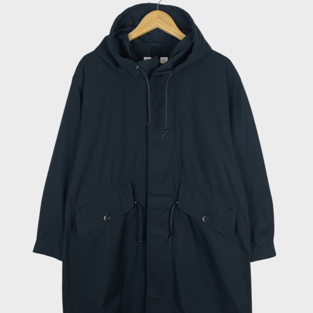 MHL MARGARET HOWELL Men's Dark Navy 100% Cotton Parka Jacket