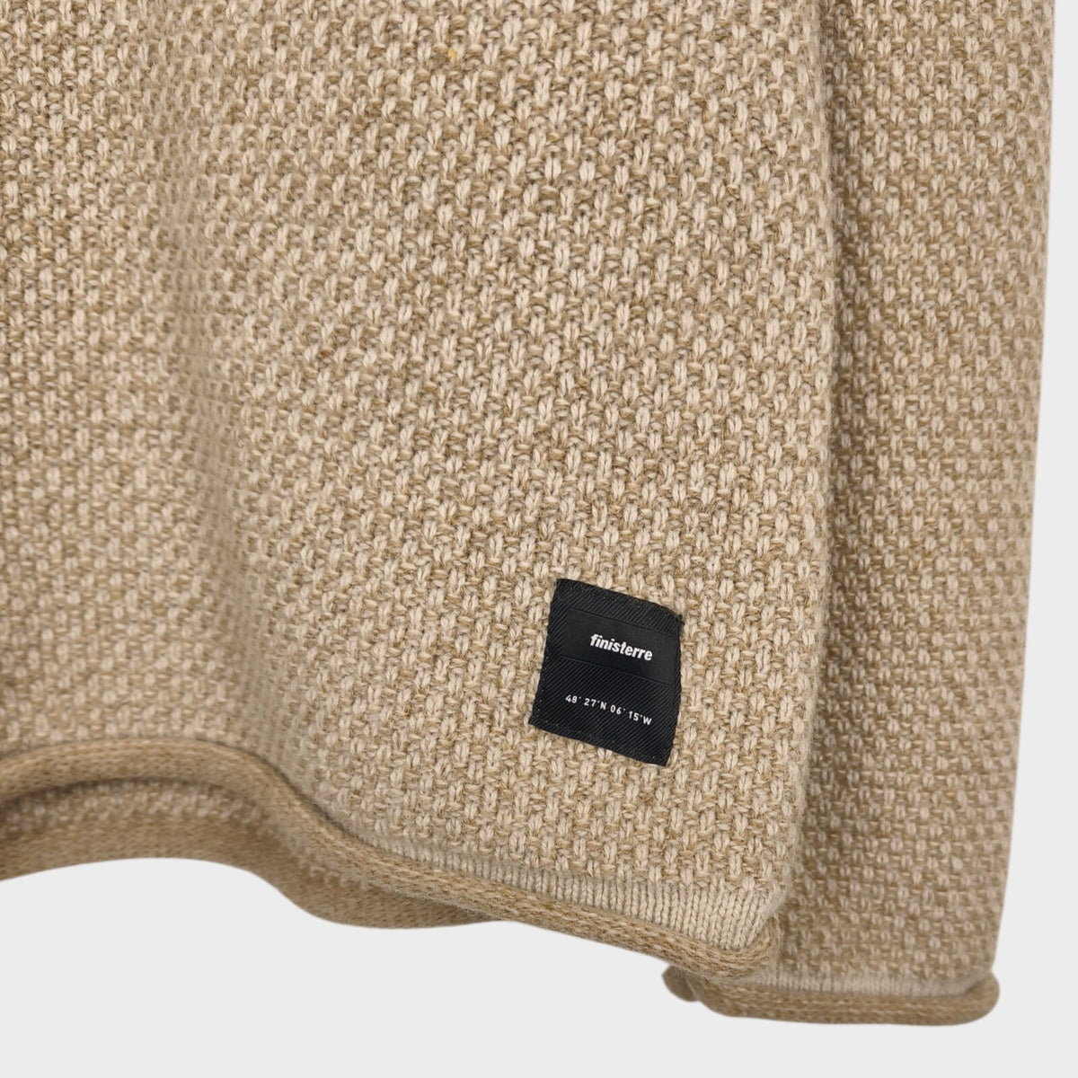 FINISTERRE Men's Beige Wool Blend Jumper